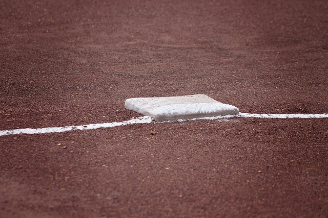 A plate on a softball field.