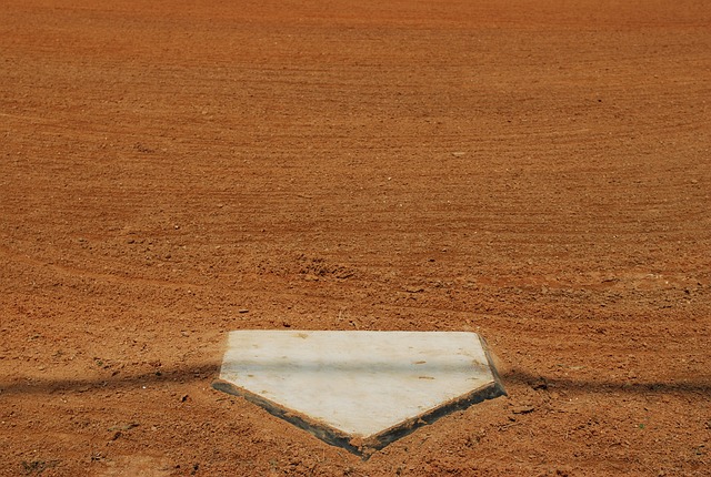 Softball home plate.