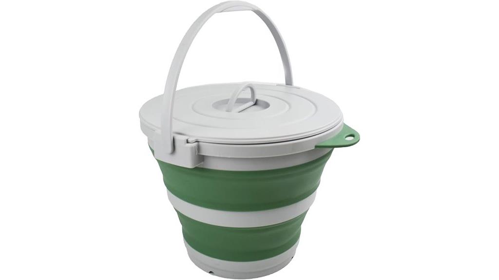 10l collapsible fishing bucket