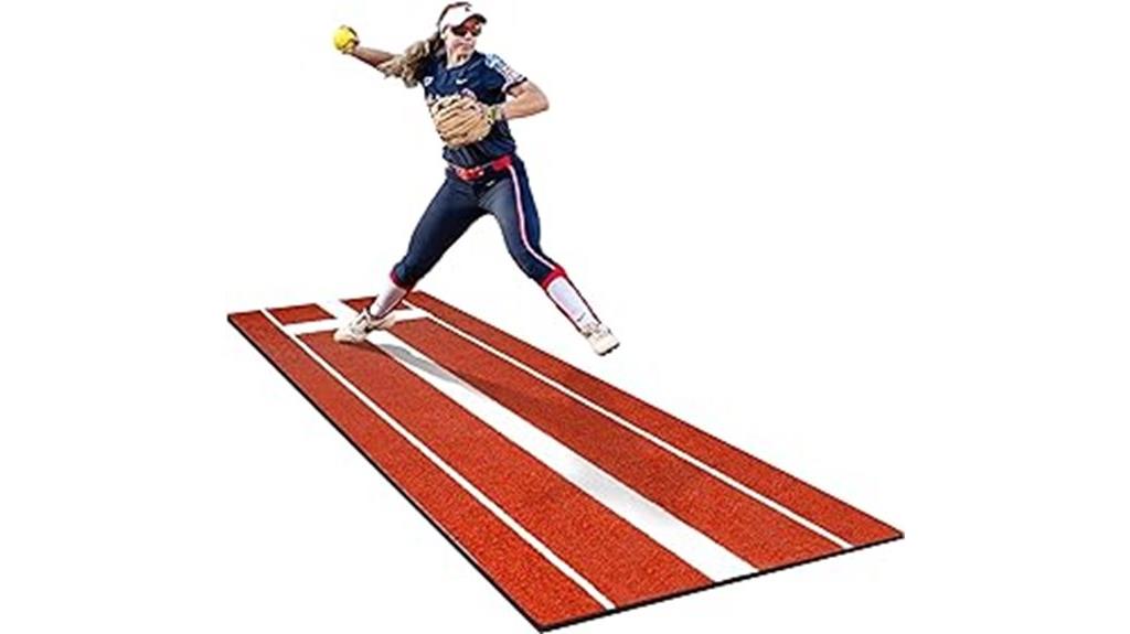 2024 softball pitching mat