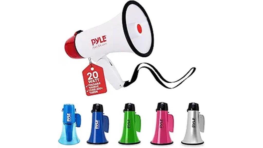 20w bullhorn with shoulder