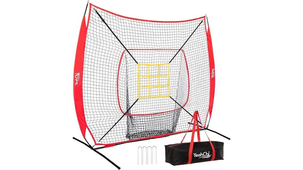 7x7ft baseball pitching net