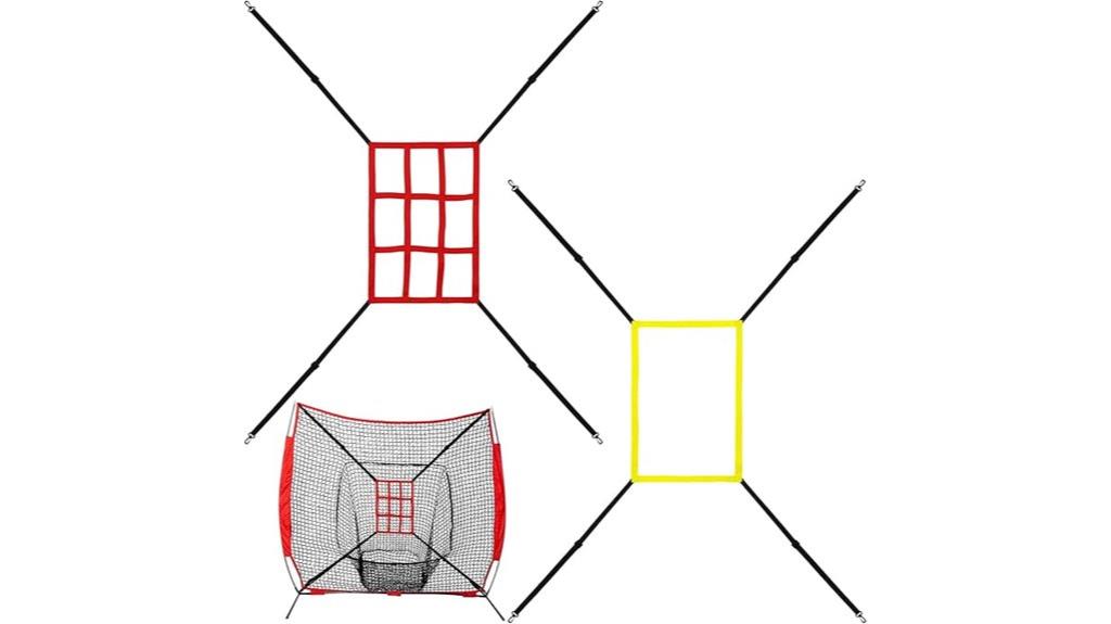 adjustable baseball strike target