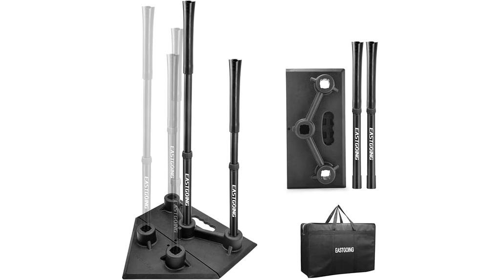 adjustable eastgoing batting tee