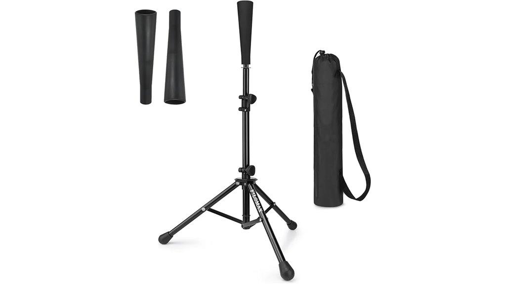 adjustable portable batting tee