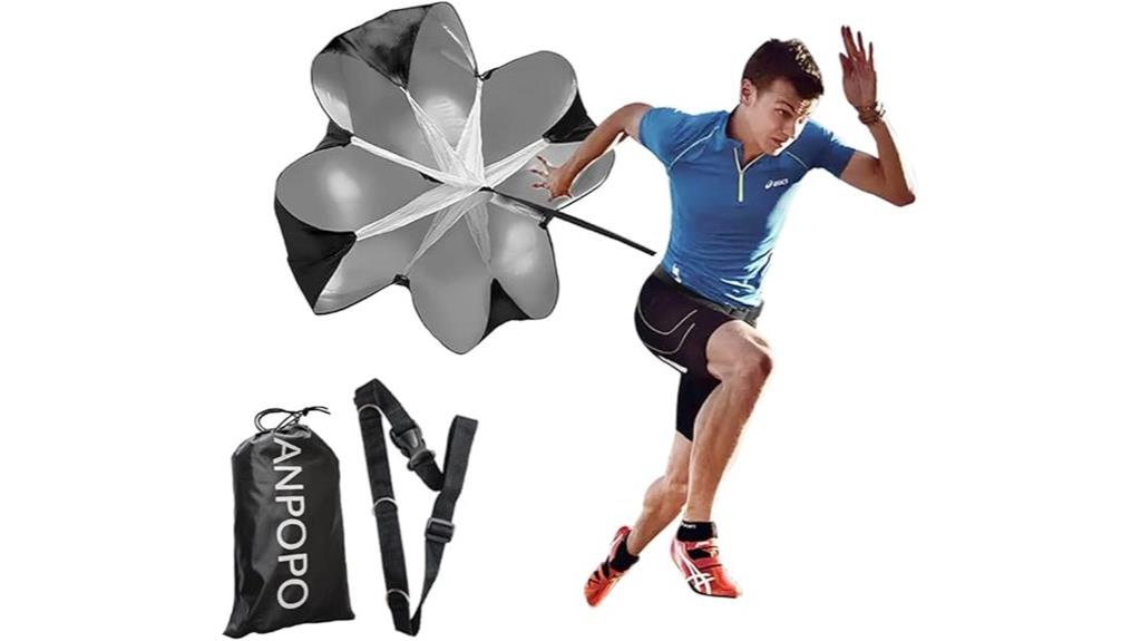 adjustable running parachute speed