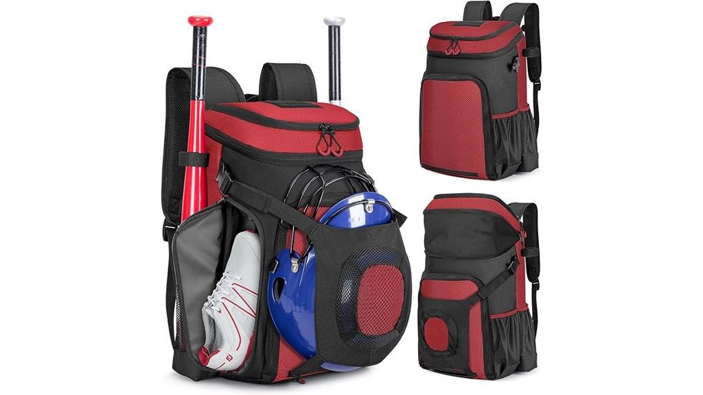adult and youth baseball bag