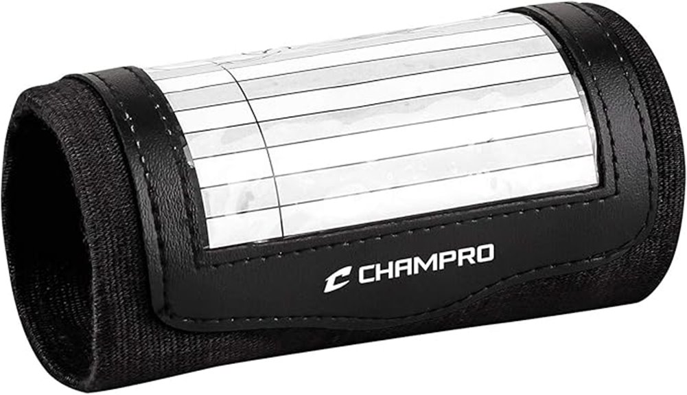 adult sports wristband playbook