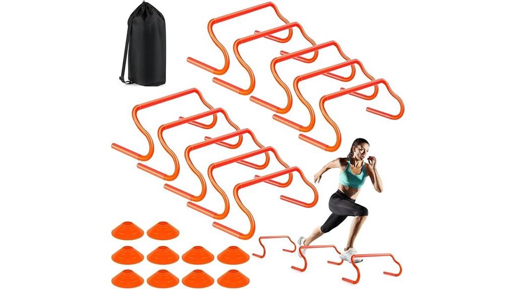 agility hurdles training set