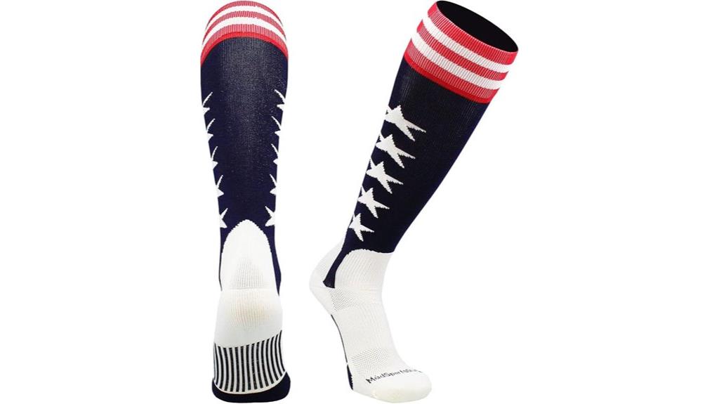 american flag baseball socks