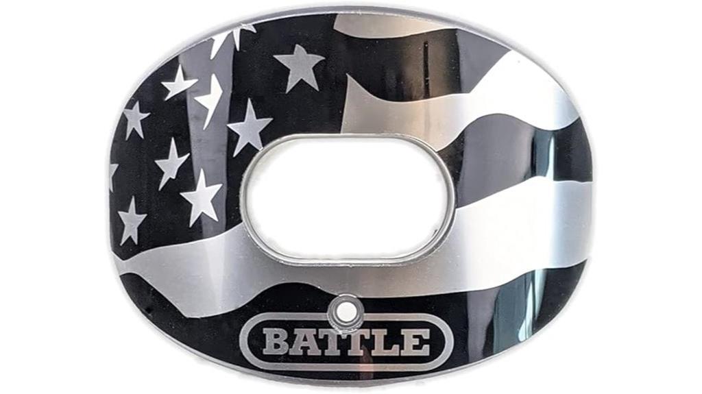 american flag chrome mouthguard