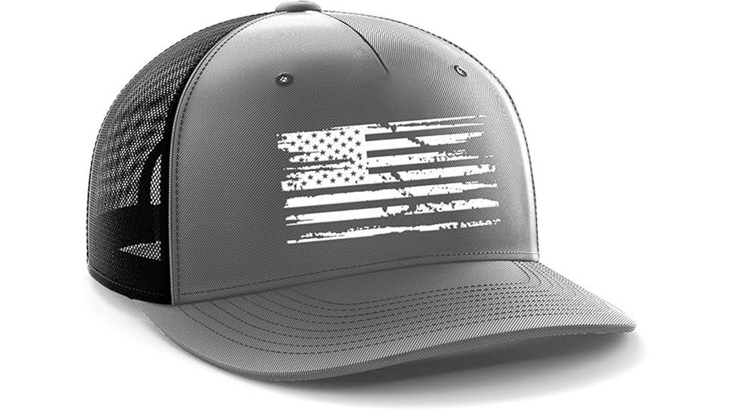 american flag snapback hat