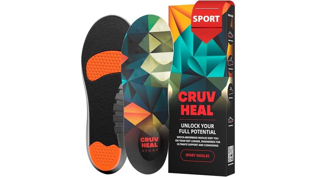 athletic shock absorbing insoles