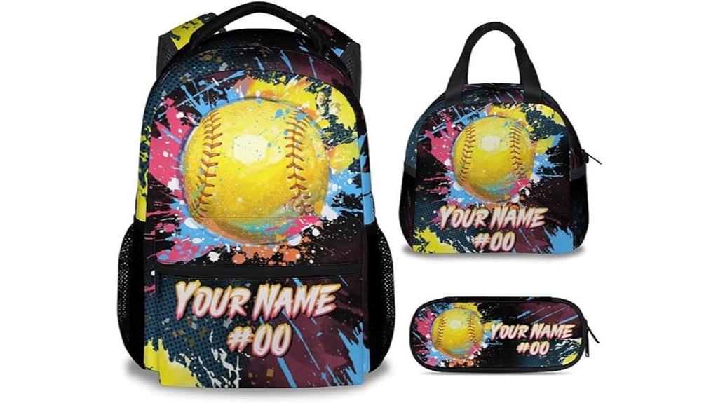 backpack lunch box pencil