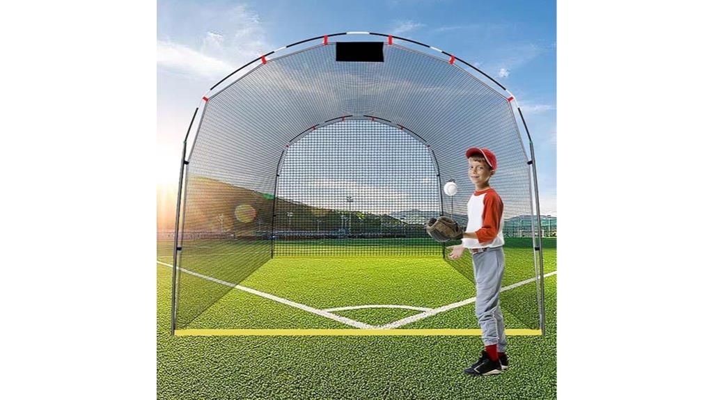 backyard batting cage dimensions