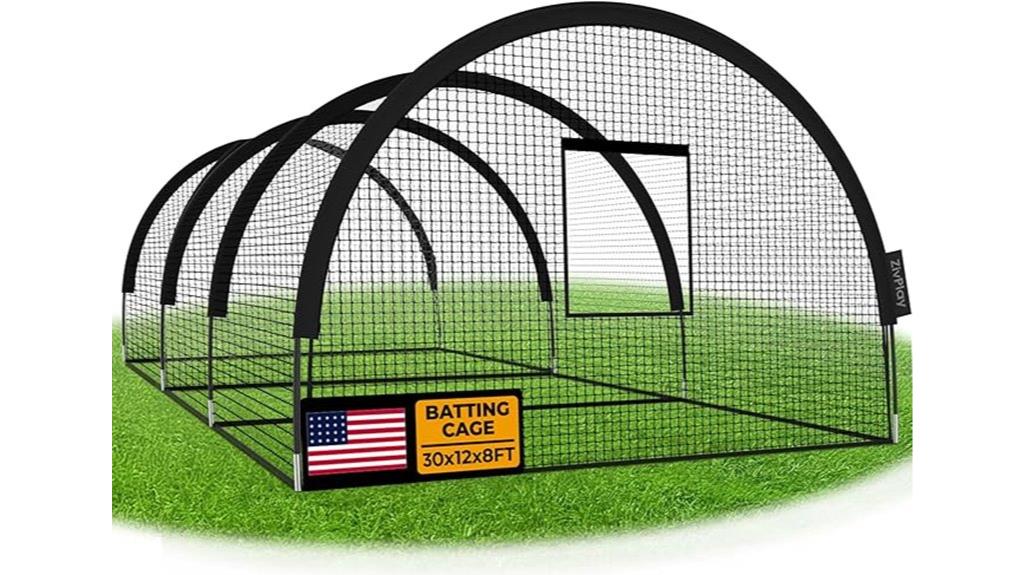 backyard portable pitching cage
