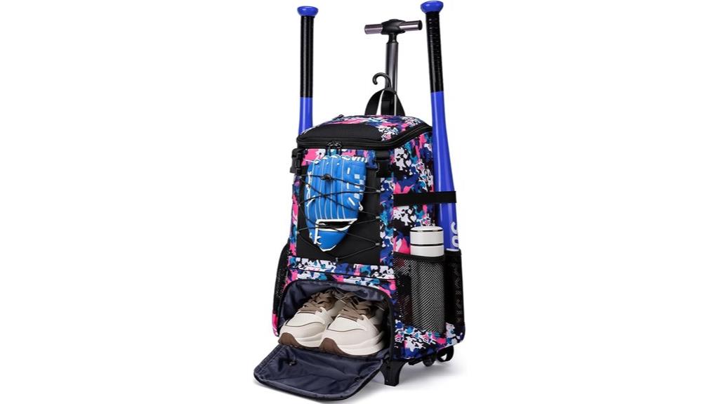 baseball bag with wheels