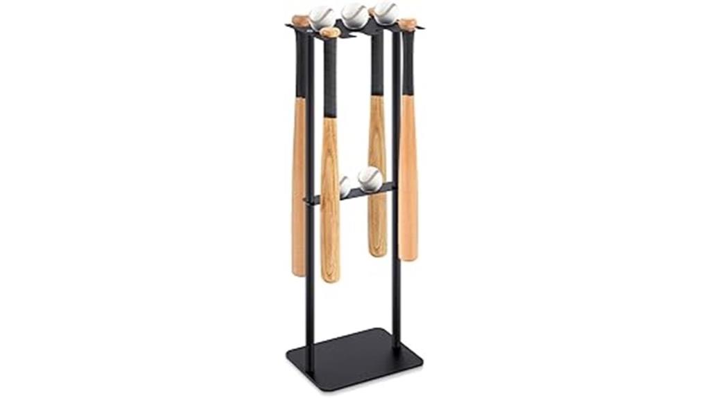 baseball bat and ball organizer