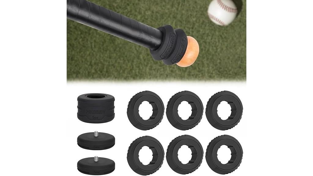 baseball bat grip rings