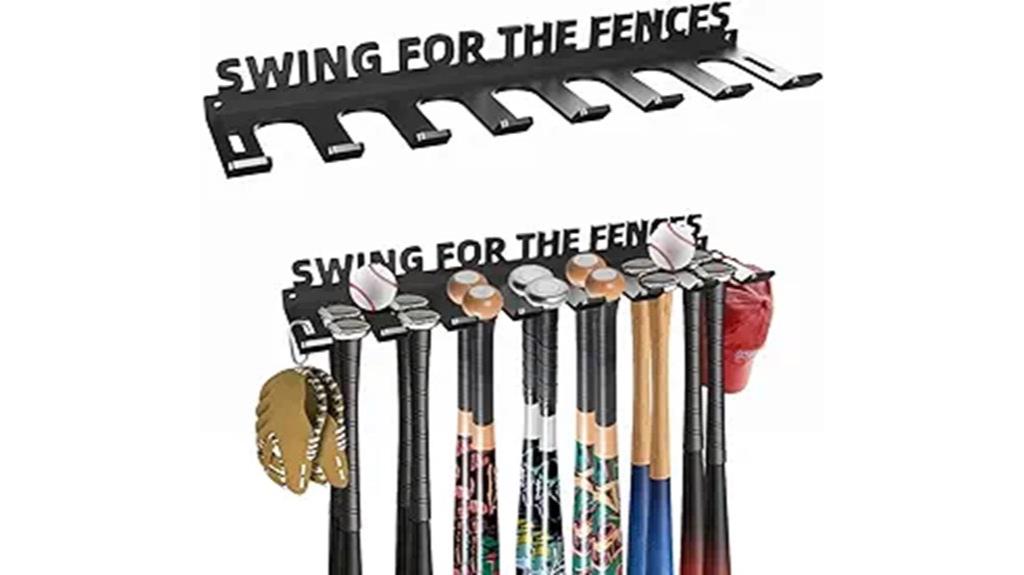 baseball bat rack