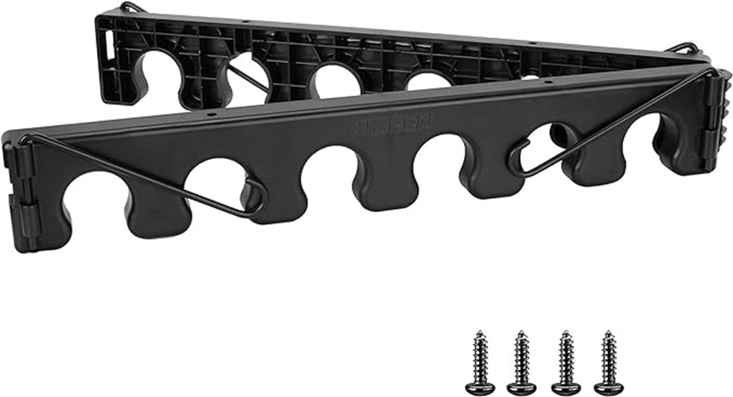 baseball bat storage rack
