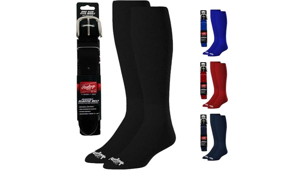 baseball belt and socks