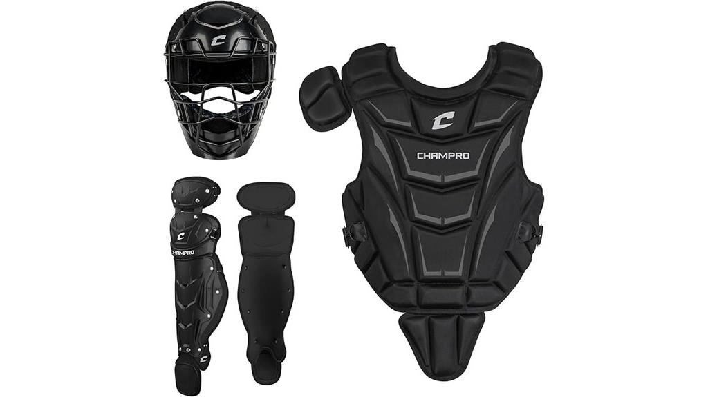 baseball catcher s gear set