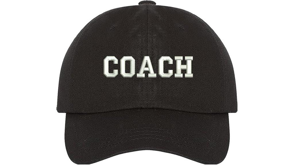 baseball coach lifestyle hat
