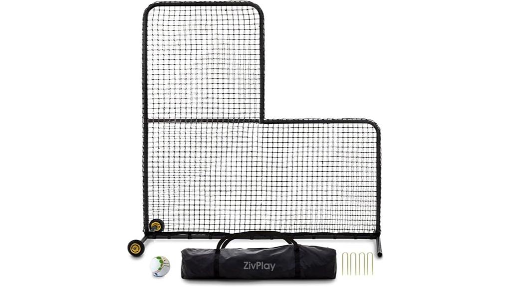 baseball pitching screen set