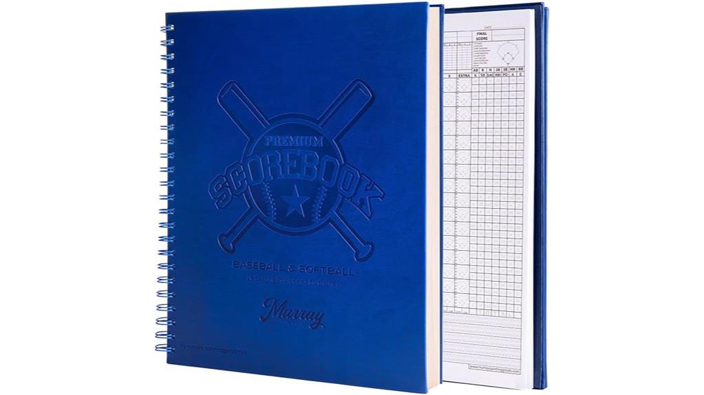baseball softball scorebook 60 games