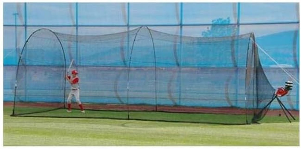 basehit pitching machine and batting cage