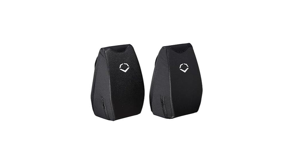 black evoshield catcher s knee blocks