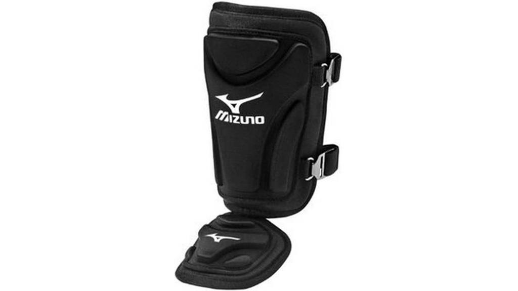 black mizuno batters ankle guard