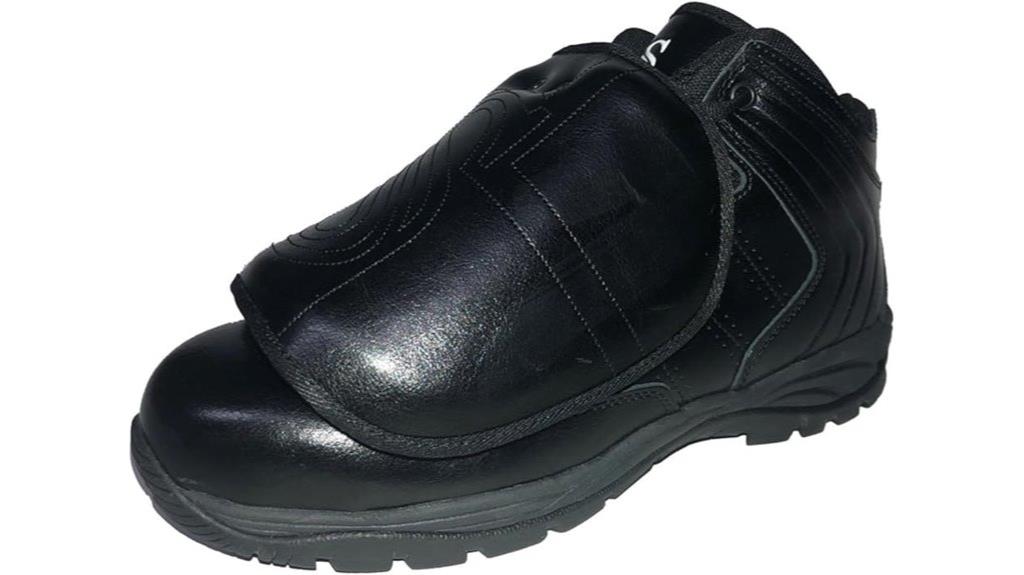 black size 10 5 umpire shoes