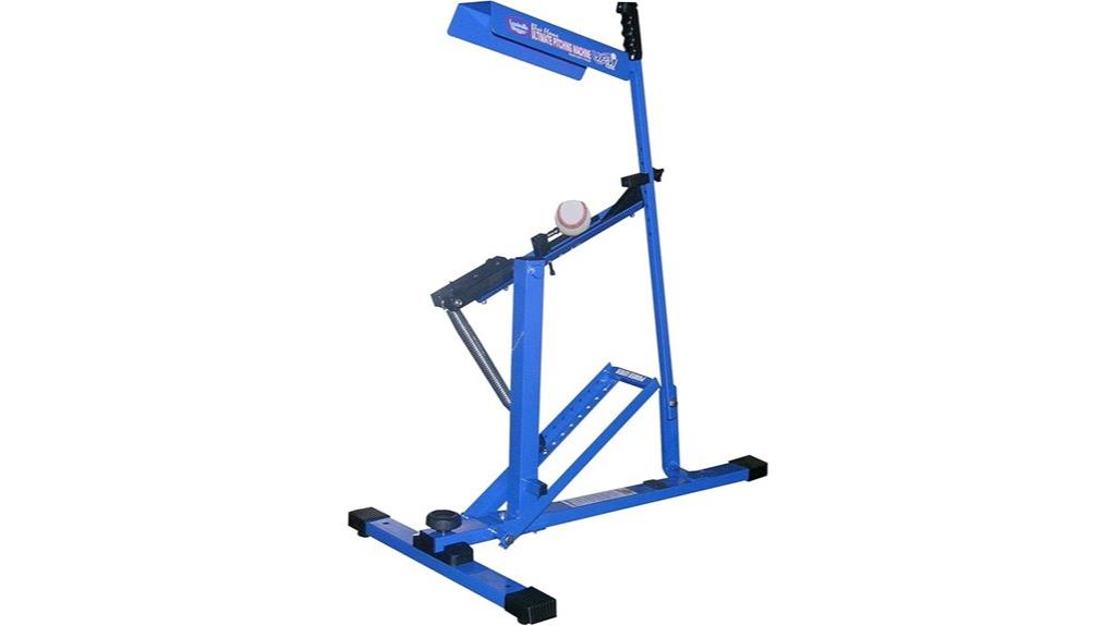 blue flame pitching machine
