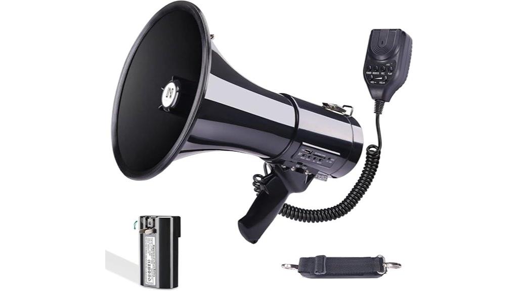 bluetooth megaphone with rechargeable battery