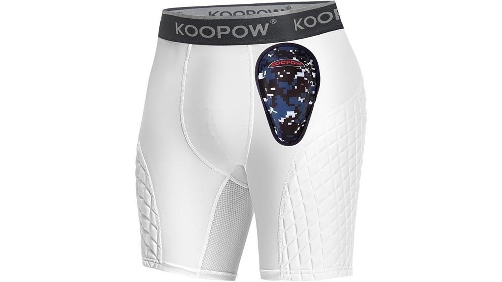 boys sliding shorts with cup