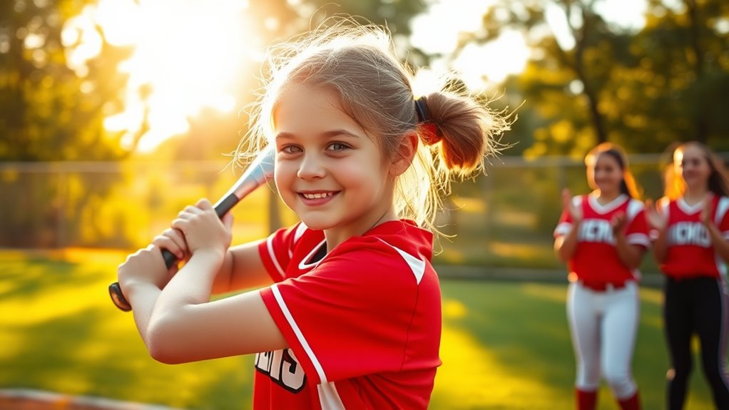 building confidence through softball