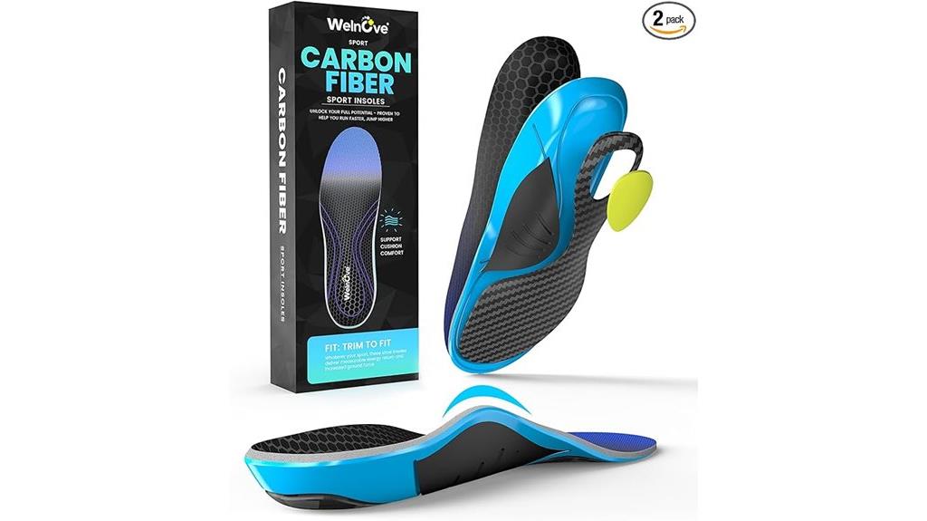 carbon fiber arch insoles