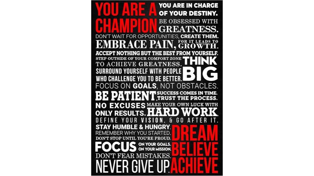 champion spirit motivates always