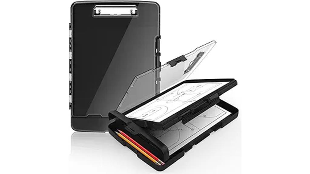clipboard with storage and pen