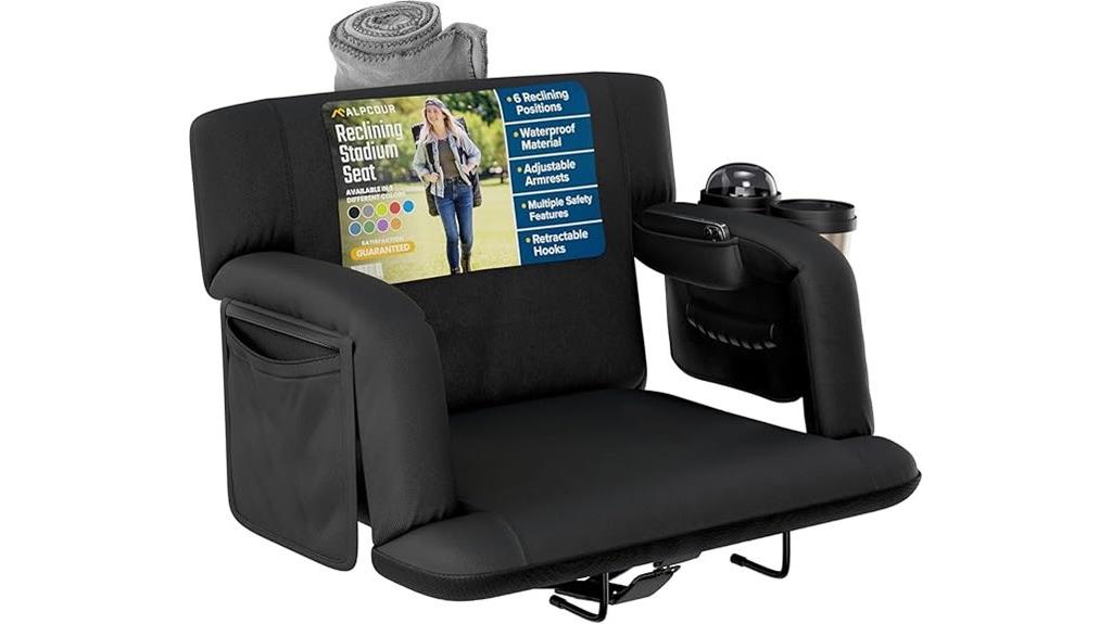 comfortable reclining stadium seats