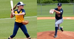 compare softball and baseball