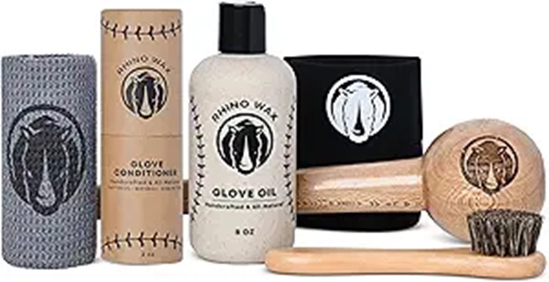 complete baseball glove care kit