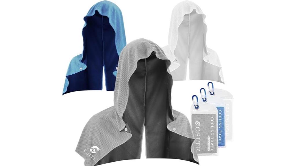 cooling hoodie towels pack