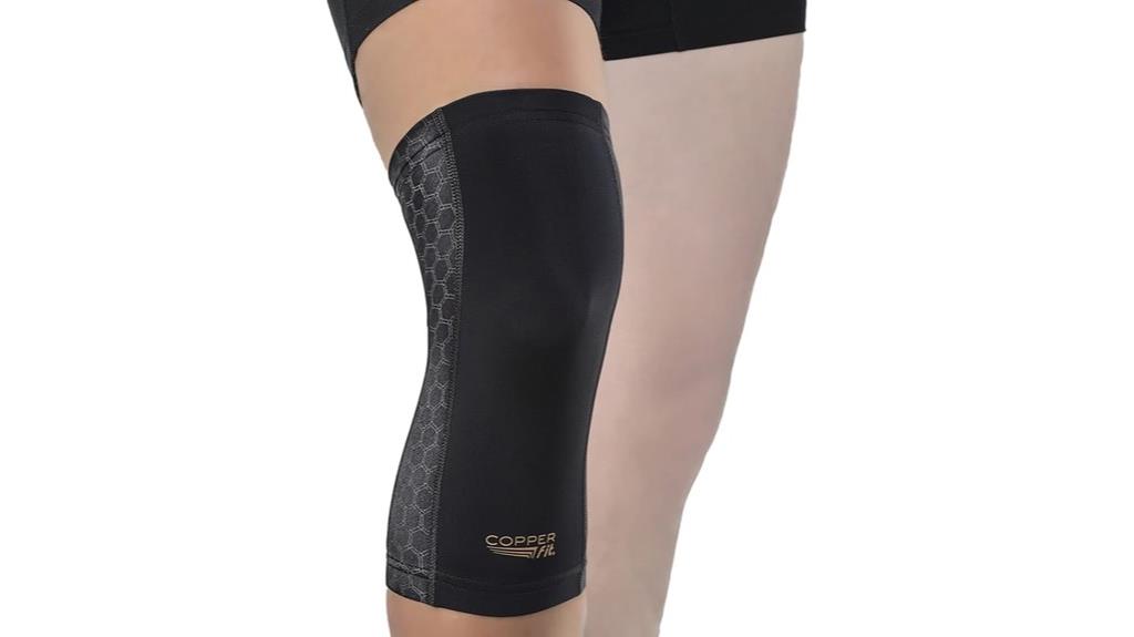 copper infused knee support