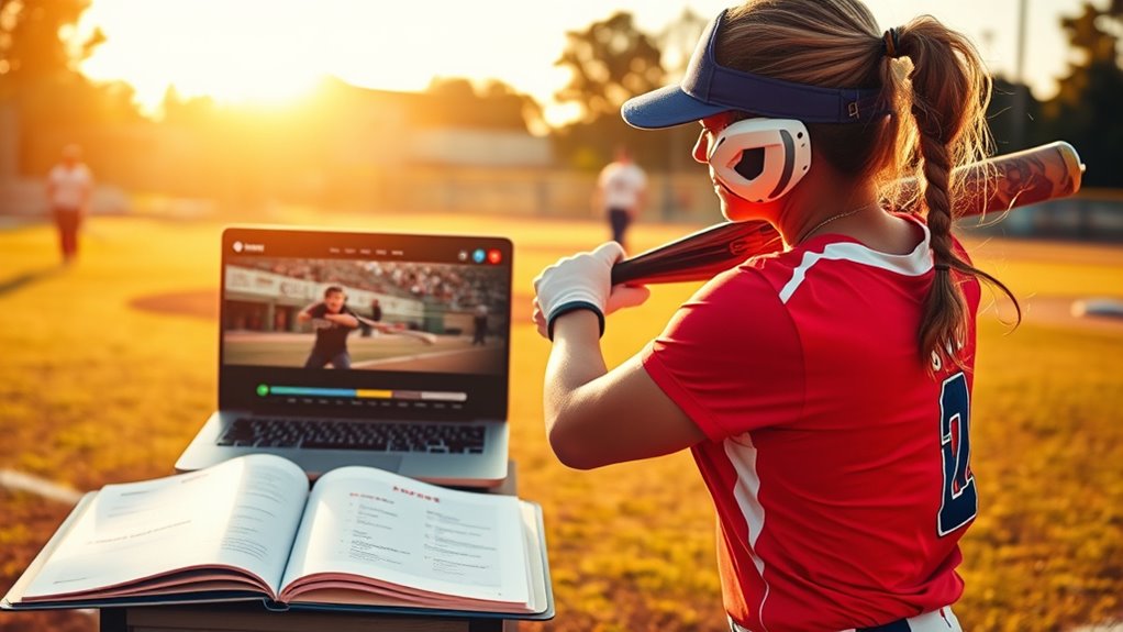 create compelling softball showcase