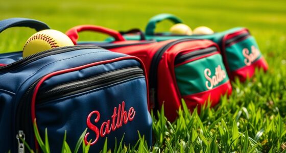 custom softball bag collection