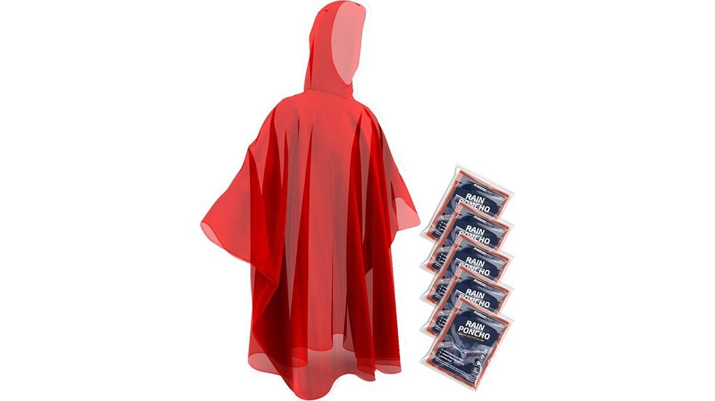 disposable adult rain ponchos