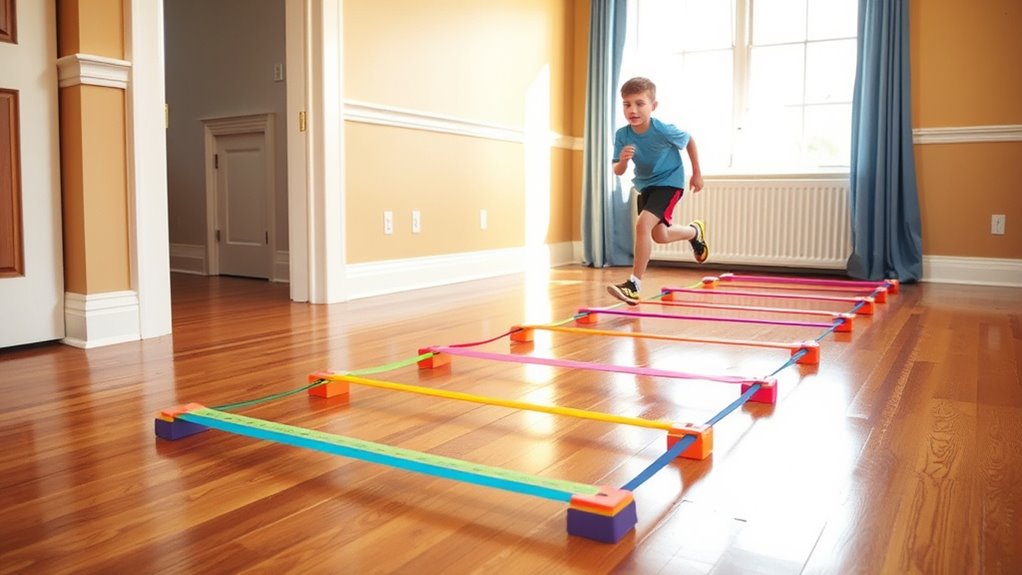 diy household agility ladder
